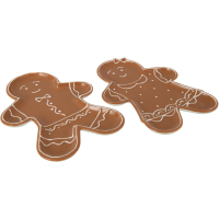 gingerbread cookie serveerbord s/2